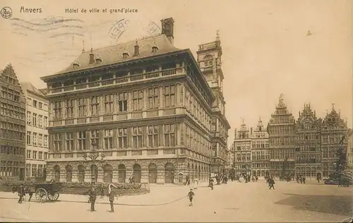 Anvers - Hôtel de Ville et Grand Place gl1913 135.556
