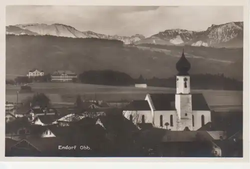 Endorf Kirche und Panorama ngl 208.387