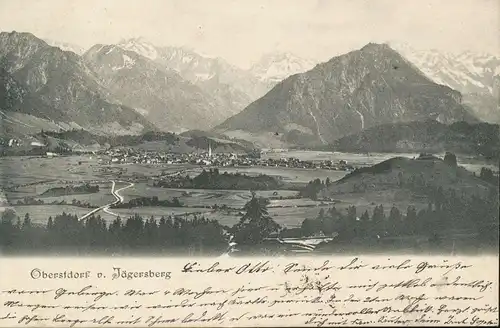 Oberstdorf Panorama vom Jägersberg gl1902 135.287