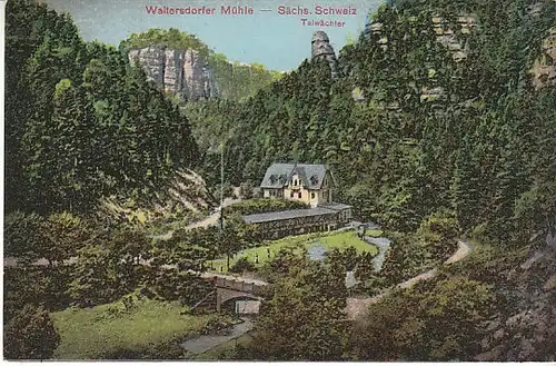 Sächs.Schweiz Waltersdorfer Mühle gl1919 C3438