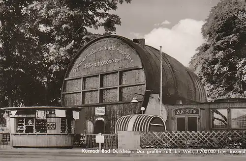 Bad Dürkheim Gröstes Faß der Welt gl1961 C4995