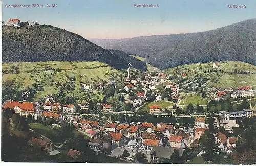 Wildbad Sommerberg Rennbachtal gl1919 C3386