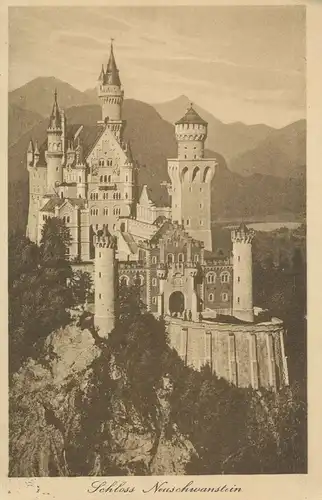 Schloss Neuschwanstein in Schwangau gl1930 136.183
