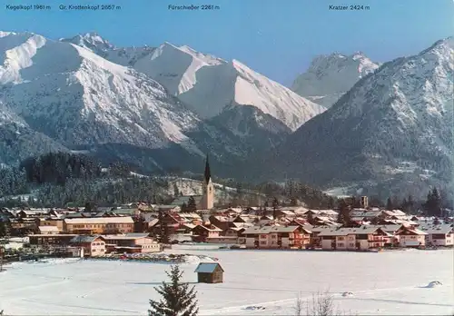 Oberstdorf Panorama im Winter ngl 135.375