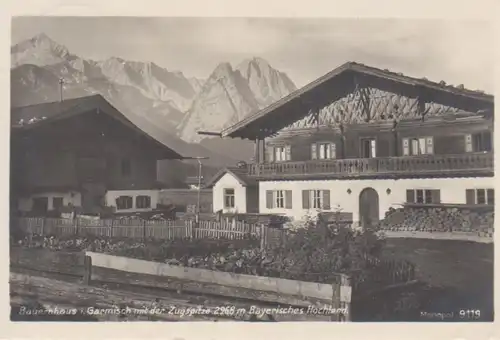 Garmisch Bauernhaus mit Zugspitze gl193? 208.026