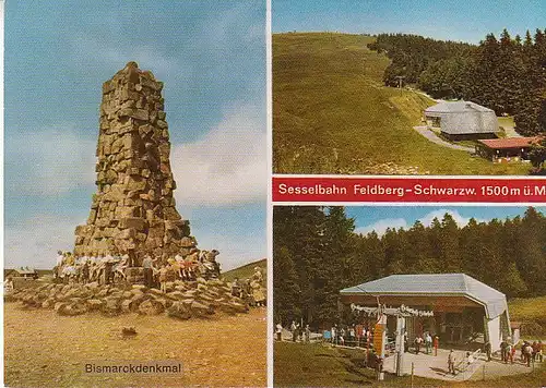 Feldberg Schwarzw. Bismarckdenkmal Lift ngl C2849