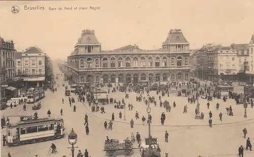 Bruxelles Gare du Nord et Place Rogier ngl C5456