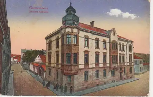 Germersheim a.Rh. Offiziers-Gebäude feldpgl1917 211.177