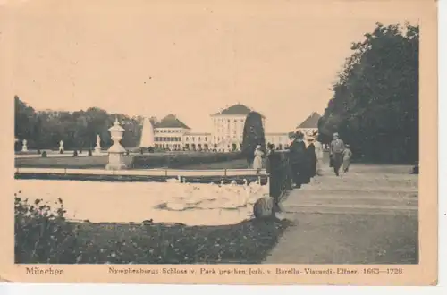 München Schloss Nymphenburg vom Park gesehen gl1926 212.297