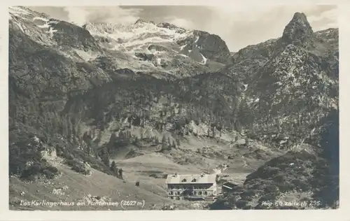 Berghütte: Das Kärlingerhaus am Funtensee gl1928 104.393