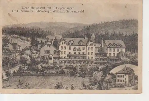 Schömberg Sanatorium Dr. G. Schröder gl1921 206.469