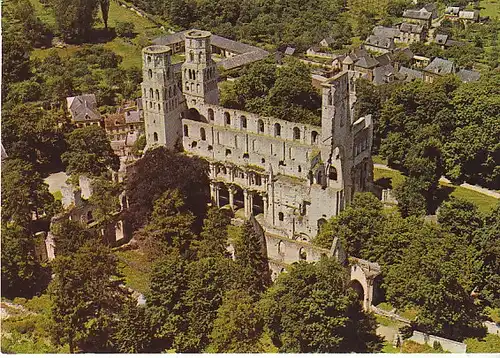 Abbaye de Jumieges Vue aérienne ngl C2919