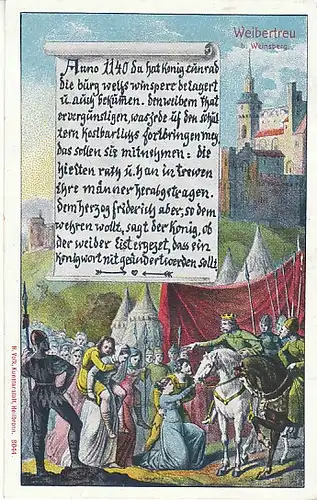 Weibertreu in Weinsberg Litho ngl C3409