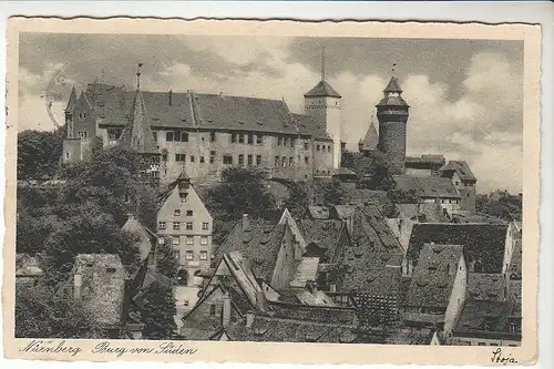 Nürnberg Burg von Süden gl1935 C5757
