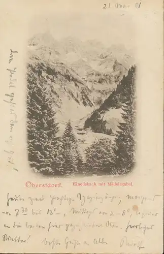 Oberstdorf Einödsbach mit Mädelegabel gl1901 135.194