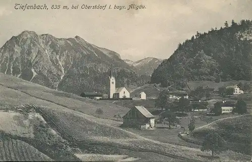 Tiefenbach bei Oberstdorf Panorama ngl 135.334