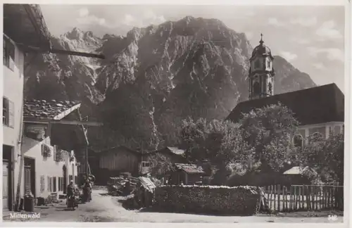 Mittenwald Partie mit Kirche ngl 212.580