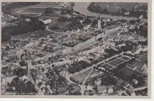Mühldorf am Inn Panorama v. Flugzeug aus gl1942 208.598