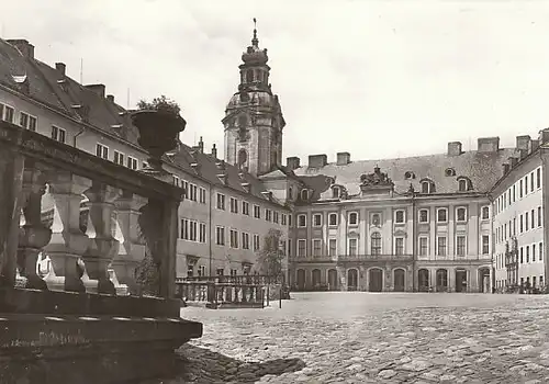 Rudolstadt Schloßhof zur Heidecksburg ngl C4267