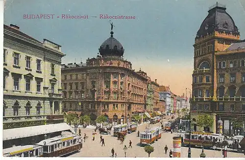 Budapest Rákoczistrasse gl1917? C3756