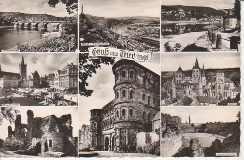 Trier/Mosel Teilansichten Mehrbildkarte gl1958 215.553