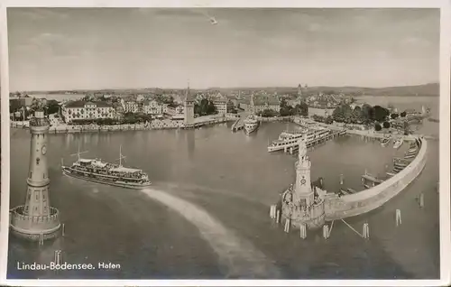 Lindau Bodensee Hafen gl1951 134.793