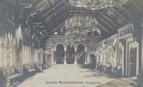 Schloss Neuschwanstein Sängersaal ngl 136.184