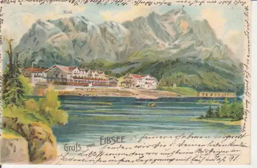 Gruß vom Eibsee - Partie mit Hotel gl1899 208.168