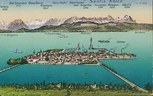 Lindau i.B. Panorama gl1924 134.854