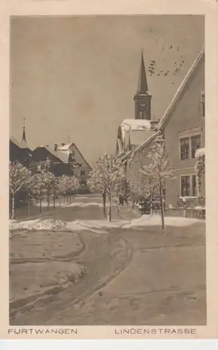 Furtwangen Lindenstraße im Schnee gl1919 206.890