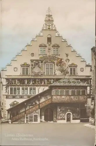 Lindau i.B. Altes Rathaus Nordseite ngl 134.864