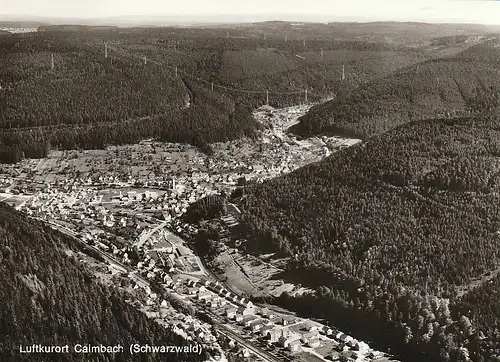 Calmbach Schwarzwald Luftbild ngl C4358