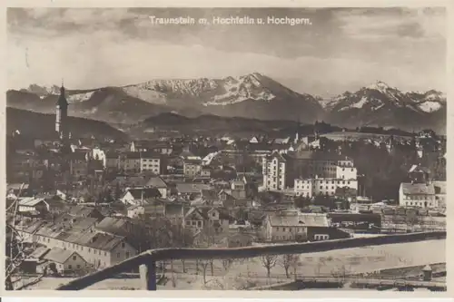 Traunstein mit Panorama gl1933 208.528