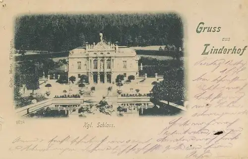 Schloss Linderhof in Ettal gl1898 136.149