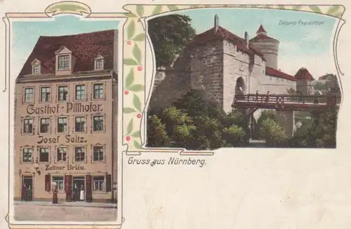 Nürnberg Gasthof-Pillhofer Frauenthor ngl 209.077