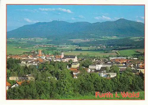 Furth i.Wald mit Blick zum Hohenbogen gl1999 C6063