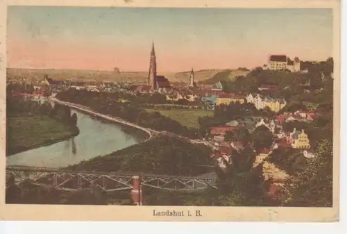 Landshut i.B. Panorama gl1928 208.630