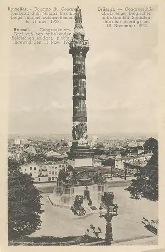 Bruxelles Colonne du Congrès ngl 136.541