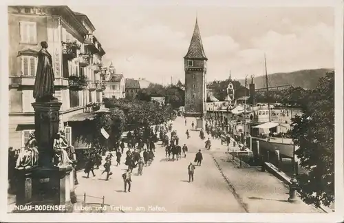 Lindau (Bodensee) Hafentreiben feldpgl1943 135.099