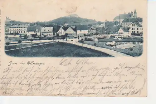 Ellwangen Stadtansicht gl1903 204.938