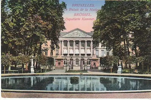 Bruxelles Palais de le Nation feldpgl1918 C3362