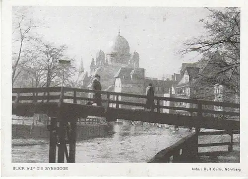 Nürnberg Blick auf die Synagoge ngl C2868