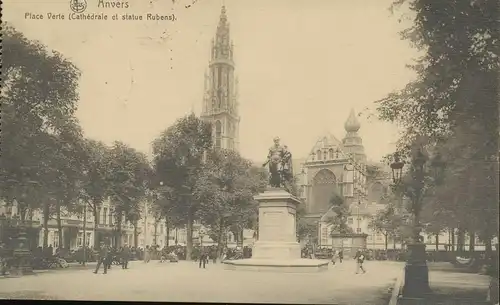 Anvers - Place Verte feldpgl1917 135.578