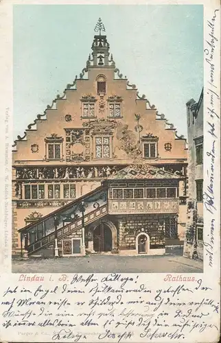 Lindau i.B. Rathaus gl1902 135.082