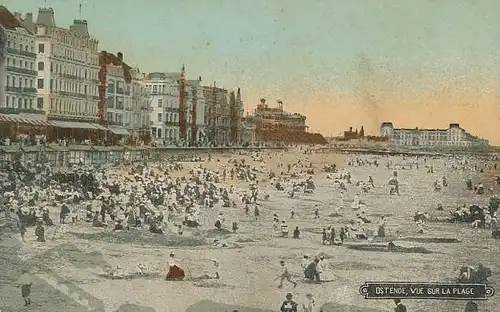 Ostende - Vue sur la Plage ngl 136.591