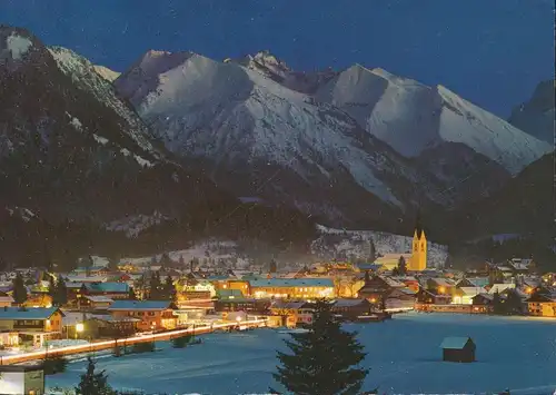 Oberstdorf i.A. Mondnacht Winterpanorama gl1988 135.443