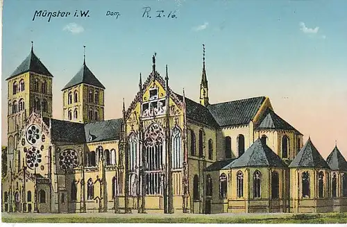 Münster i.W. Der Dom ngl C3423