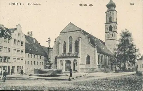 Lindau i.B. Marktplatz gl1908 135.167