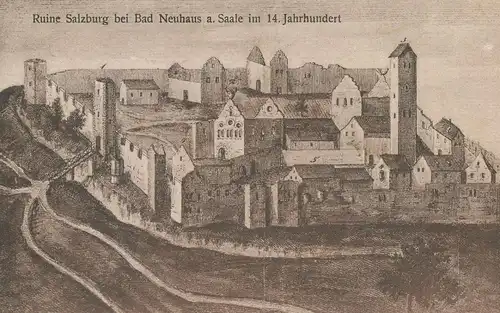 Ruine Salzburg bei Bad Neuhaus a.d. Saale ngl 135.945