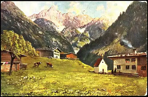 Oberstdorf Einödsbach mit Mädelegabel ngl 137.121